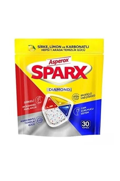 ASPEROX Sparx Bulaşık Makinesi Kapsülü 30'lu