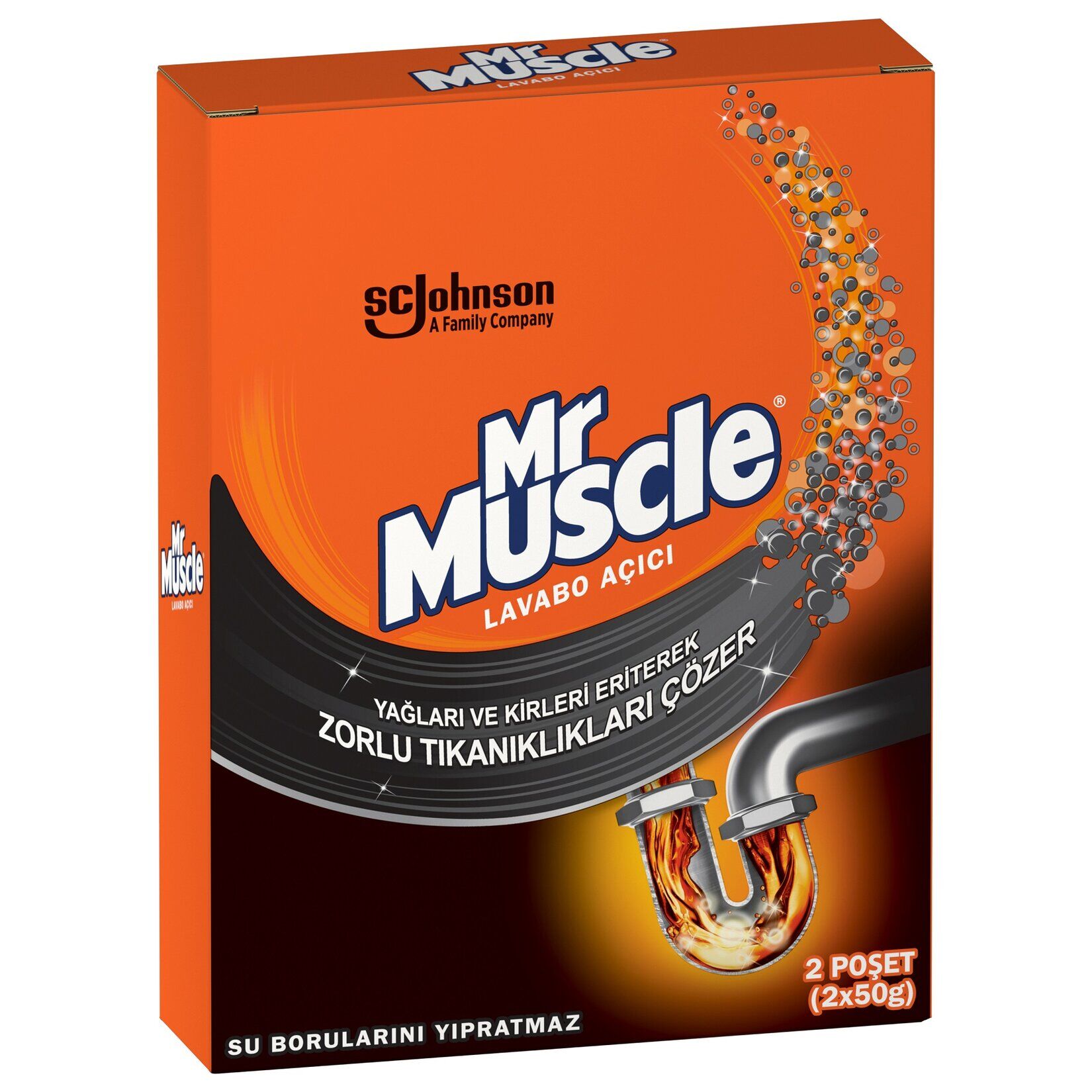 Mr. Muscle Granül Lavabo Açıcı 2'li Paket 2x50g ( 1 ALANA 1 BEDAVA )