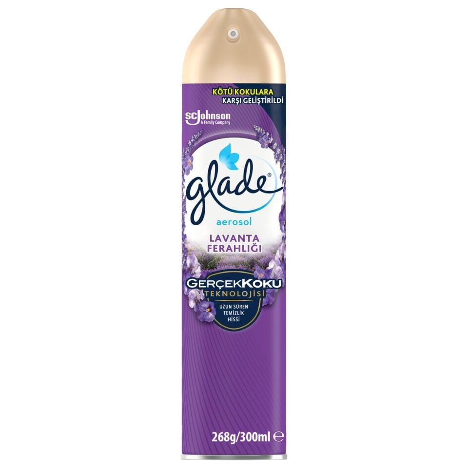 Glade Aerosol Oda Kokusu Lavanta Ferahlığı 300ml