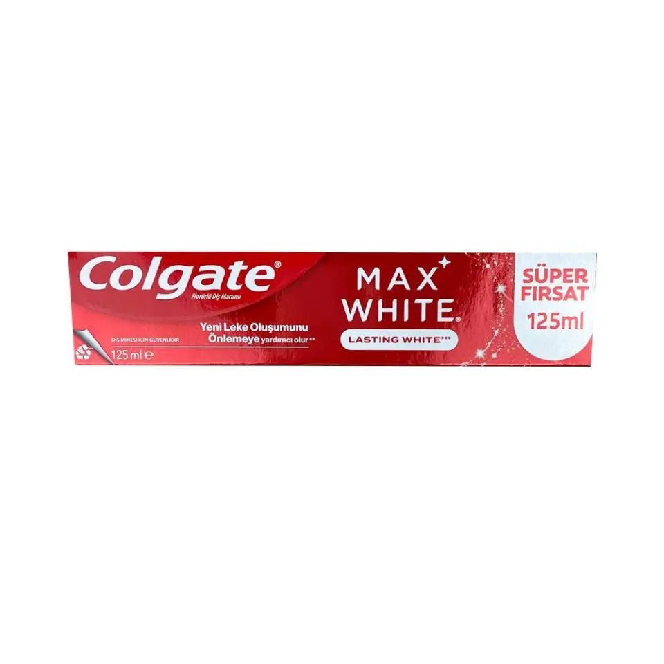Colgate Max White Kalıcı Beyazlık Süper Fırsat 125 Ml