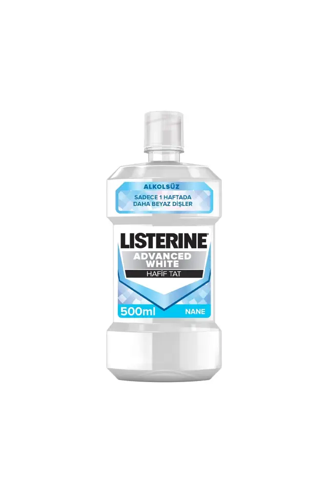 Listerine Ağız Bakım Suyu Advanced White Hafif Tat 500 ml